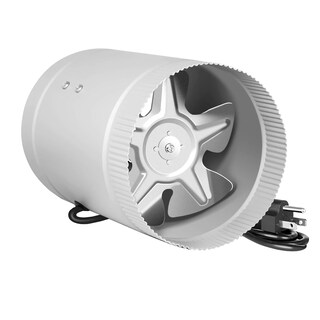 Foto 1 | Foto 1 | Ventilador En Línea Simple Deluxe De 6 Pulgadas 110 V 240 Cfm Bajo Nivel De Ruido Plateado - Venta Internacional.