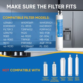 Foto 2 | Foto 2 | Filtro De Agua Para Refrigerador Pureplus Rfc6600a Paquete De 2 - Venta Internacional.