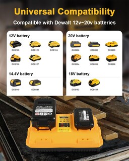 Foto 4 | Foto 4 | Batería De Litio Aoasur De 20 V Paquete De 2 Unidades Con Cargador Dcb102 - Venta Internacional.