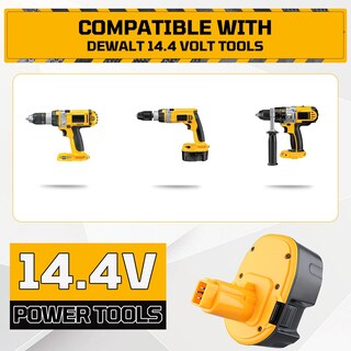Foto 4 | Foto 4 | Batería Ni-mh De 14 4 V 4 8 Ah Paquete De 2 Unidades De Repuesto Para Dewalt - Venta Internacional.