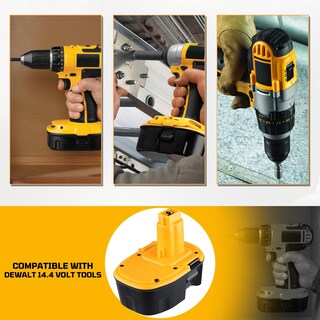 Foto 7 | Foto 7 | Batería Ni-mh De 14 4 V 4 8 Ah Paquete De 2 Unidades De Repuesto Para Dewalt - Venta Internacional.