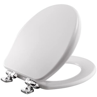 Foto 1 | Foto 1 | Asiento De Inodoro Bemis Alesio Con Bisagras Cromadas De Cierre Lento Color Blanco - Venta Internacional.