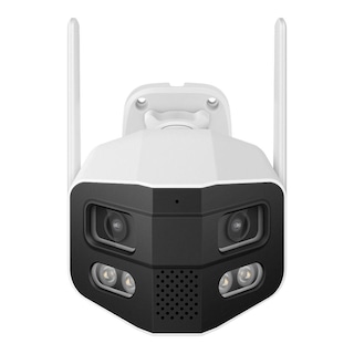 Foto 1 | Foto 1 | Cámara De Seguridad Wi-fi / Ethernet Panorómica 180° De Doble Lente 2 Mpx + 2 Mpx Fija  Para Exterio