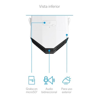 Foto 3 | Foto 3 | Cámara De Seguridad Wi-fi / Ethernet Panorómica 180° De Doble Lente 2 Mpx + 2 Mpx Fija  Para Exterio