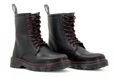 Foto 3 | Foto 3 | Botas Offlander  Tipo Militar  Piel Bufalina  Negro