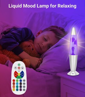 Foto 3 | Foto 3 | Lámpara Led Liquid Motion De 13 5 Pulgadas De Aonesy Con Mando A Distancia De 17 Colores - Venta Internacional.