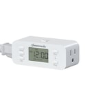 Temporizador Dewenwils De 7 Días Con Doble Salida Programable 125 V - Venta Internacional.