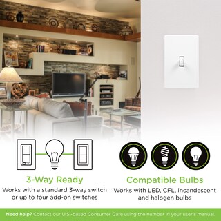 Foto 5 | Foto 5 | Interruptor De Luz Inteligente De Pared Enbrighten Z-wave Quickfit Simplewire - Venta Internacional.