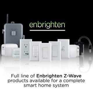 Foto 7 | Foto 7 | Interruptor De Luz Inteligente De Pared Enbrighten Z-wave Quickfit Simplewire - Venta Internacional.