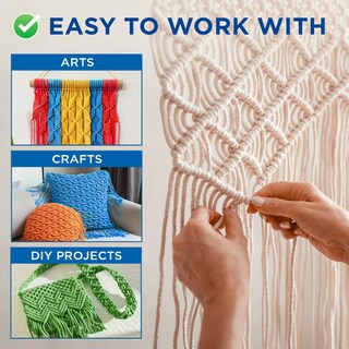 Foto 3 | Foto 3 | Cuerda De Algodón Teceum 5 Mm De Diámetro 30 M Morada Resistente - Venta Internacional.