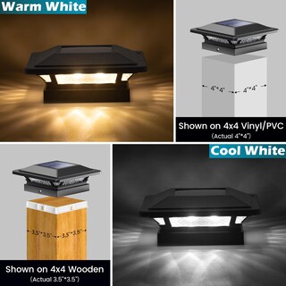 Foto 6 | Foto 6 | Luces Solares Tipo Poste Sidinlar 4x4 Impermeables 16 Led 2 Modos - Venta Internacional.