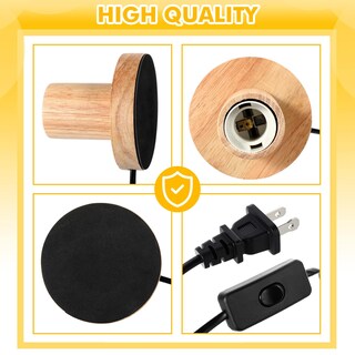 Foto 3 | Foto 3 | Base De Lámpara Metálica Pulida Tuanse 2 Pzas Color Madera 110v 1.8 M - Venta Internacional.