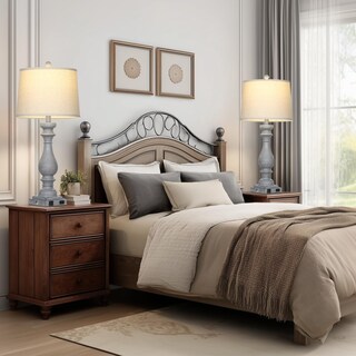 Foto 5 | Foto 5 | Lamp Cinkeda Vintage De 74 Cm Juego De 2 Puertos Usb Y Toma De Corriente Alterna - Venta Internacional.
