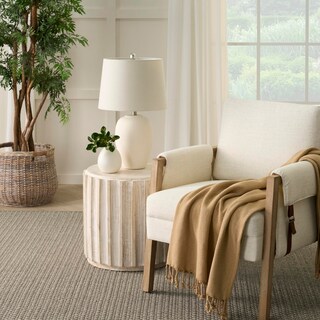 Foto 6 | Foto 6 | Tarro De Cerámica Lamp Nourison Home De 58 Cm Con Pantalla Blanquecina - Venta Internacional.
