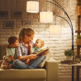 Foto 7 | Foto 7 | Lámpara De Pie Dinglilighting Arco De 3 Luces 200 Cm Color Negro Regulable - Venta Internacional.