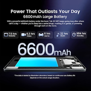 Foto 5 | Foto 5 | Tablet Blackview Tab 20 Wifi 12 Gb Ram 64 Gb 10 1'' Android 15