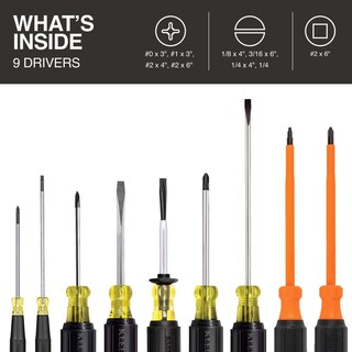 Foto 2 | Foto 2 | Juego De Destornilladores Klein Tools 85850 Con Aislamiento De 9 Piezas - Venta Internacional.