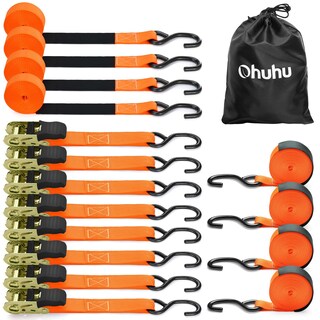 Foto 1 | Foto 1 | Juego De 8 Correas De Amarre Ohuhu De 15 Pies Con Capacidad De Carga De 227 Kg - Venta Internacional.