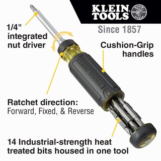 Foto 6 | Foto 6 | Bolsa Para Herramientas Y Juego De Destornilladores De Carraca De Klein Tools - Venta Internacional.