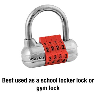 Foto 2 | Foto 2 | Padlock Master Lock 1523d Set Your Own Combination Paquete De 2 - Venta Internacional.