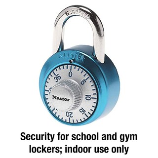 Foto 3 | Foto 3 | Candado Combinado Locker Lock Master Lock 1561dlt-blu Para Interiores - Venta Internacional.