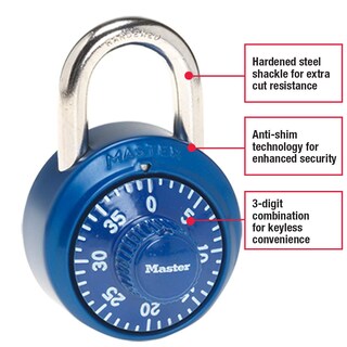 Foto 6 | Foto 6 | Candado Combinado Locker Lock Master Lock 1561dlt-blu Para Interiores - Venta Internacional.
