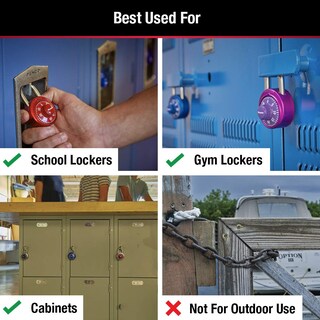 Foto 7 | Foto 7 | Candado Combinado Locker Lock Master Lock 1561dlt-blu Para Interiores - Venta Internacional.