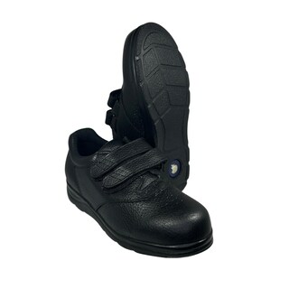 Foto 5 | Foto 5 | Zapato Big Apple 310 Negro De Piel Con Velcro Para Caballero Confort Para Pie Diabético
