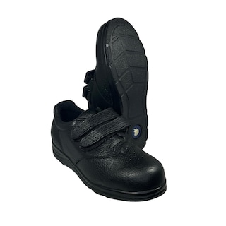 Foto 4 | Foto 4 | Zapato Big Apple 310 Negro De Piel Con Velcro Para Caballero Confort Para Pie Diabético