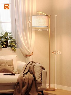 Foto 6 | Foto 6 | Lámpara De Pie Addlon Con Mando A Distancia Led De 9 W Latón Dorado Y Beige - Venta Internacional.