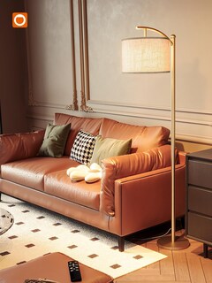 Foto 7 | Foto 7 | Lámpara De Pie Addlon Con Mando A Distancia Led De 9 W Latón Dorado Y Beige - Venta Internacional.