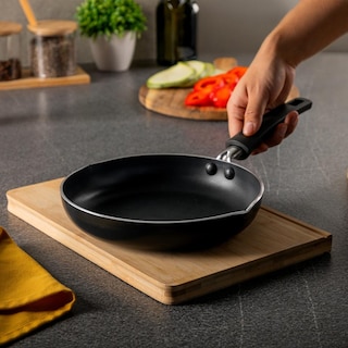 Foto 7 | Foto 7 | Set De Sartenes Vasconia Esencial 3 Piezas Antiadherente Con Crepera – Negro