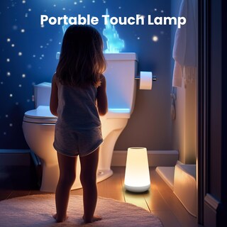 Foto 6 | Foto 6 | Lámpara Thausdas Luz Nocturna Táctil Con 5 Niveles De Brillo Y 13 Colores - Venta Internacional.