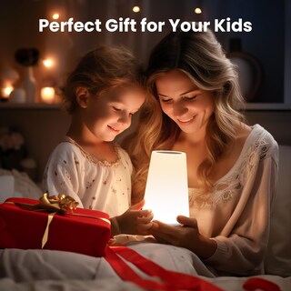 Foto 7 | Foto 7 | Lámpara Thausdas Luz Nocturna Táctil Con 5 Niveles De Brillo Y 13 Colores - Venta Internacional.