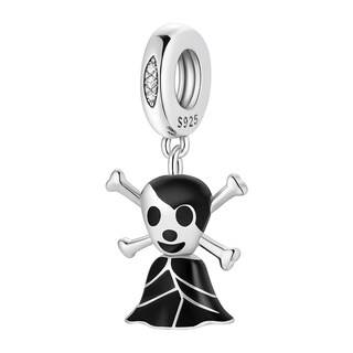 Foto 1 | Foto 1 | Dije Calavera Plata S925 Chapa Mxswy-001 1pieza Plata S925 Chapa Multicolor