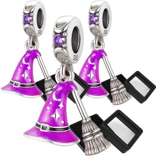 Foto 2 | Foto 2 | Dije Hechicera Plata Violeta Mxcwp-003 3piezas Plata S925 Chapa Multicolor