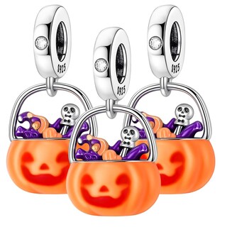 Foto 2 | Foto 2 | Dije Calabaza Mágica Mxpdy-003 3piezas Plata S925 Chapa Multicolor