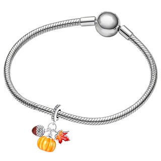 Foto 3 | Foto 3 | Encanto De Otoño Mxpfl-004 4piezas Plata S925 Chapa Multicolor