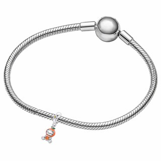 Foto 3 | Foto 3 | Charm Gatito Encantador Mxpmk-002 2piezas Plata S925 Chapa Multicolor