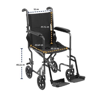 Foto 3 | Foto 3 | Silla de Ruedas de Acero con Brazos Fijados