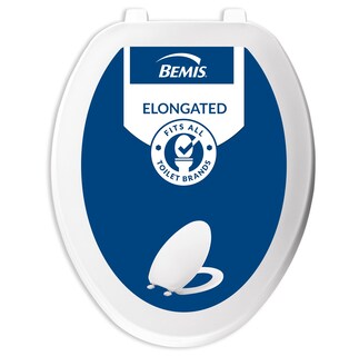 Foto 1 | Foto 1 | Asiento De Inodoro Bemis Economy De Plástico Alargado Blanco - Venta Internacional.