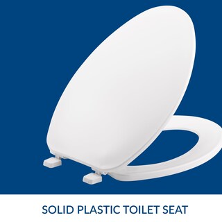Foto 2 | Foto 2 | Asiento De Inodoro Bemis Economy De Plástico Alargado Blanco - Venta Internacional.