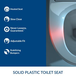 Foto 2 | Foto 2 | Asiento De Inodoro Bemis Radiance - Lámpara Nocturna Con Calefacción Redonda Color Blanco - Venta Internacional.