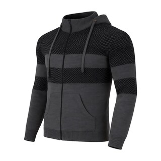 Foto 4 | Foto 4 | Sudadera Con Gorro Estilo Sueter Color Gris Para Hombre