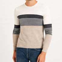 Suéter Tejido De Punto Para Hombre