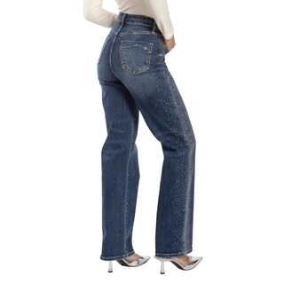 Foto 2 | Foto 2 | Pantalón Wide Leg Mujer Balam Bl7256 Azul Oscuro