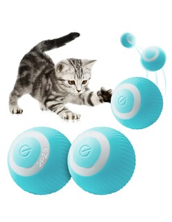 Foto 1 | Foto 1 | Xtellar 2pz 360°juguete Eléctrica Interactivo Pelota Para Perro Gato Azul