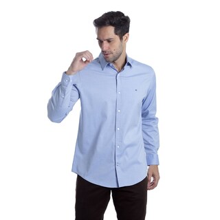 Foto 2 | Foto 2 | Camisa Hombre Kenneth Cole Kcoi25cams40 Azul Slim Fit Manga Larga