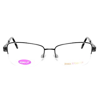 Foto 1 | Foto 1 | Armazón Jessica Mcclintock 4341 Rectangular Negro Plata Dama