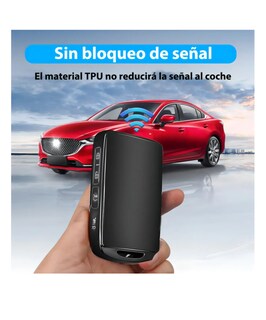 Foto 4 | Foto 4 | Funda Llave Mazda 3 Compatible Para Mazda 3  Con Llavero  Carcasa Para Llave De Piel  Protección Total De 360 Grados